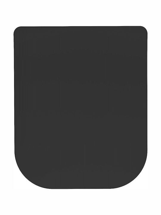 Mexen Toilet Seat Slim Soft Close Plastic Black