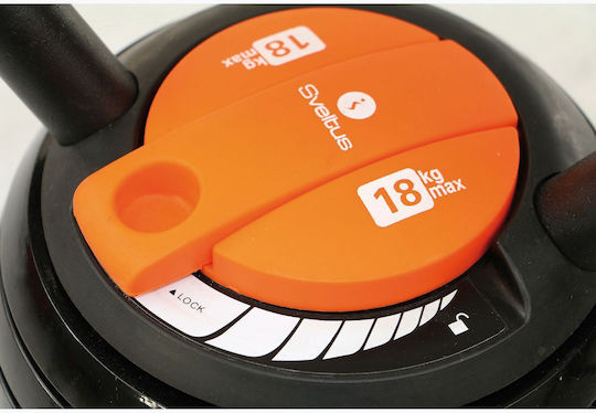 Sveltus Kettlebell από Μαντέμι 18kg Μαύρο