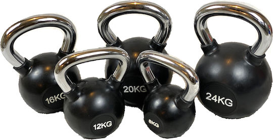 Power Force Kettlebell от PVC 4кг Черен