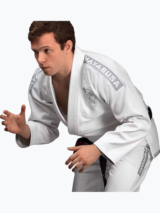 Hayabusa Uniformă Ușoară Pentru Bărbați Jiu Jitsu Albă