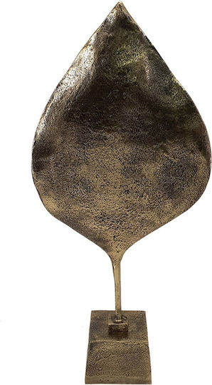 Artekko Διακοσμητικό Φύλλο Luxe από Μέταλλο 35.5x14x78cm