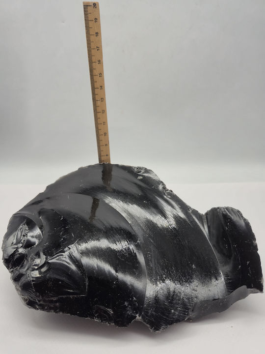 Unbearbeiteter Schwarzer Obsidian – Natürlicher Kristall Schutz & Raumdekoration 1242g