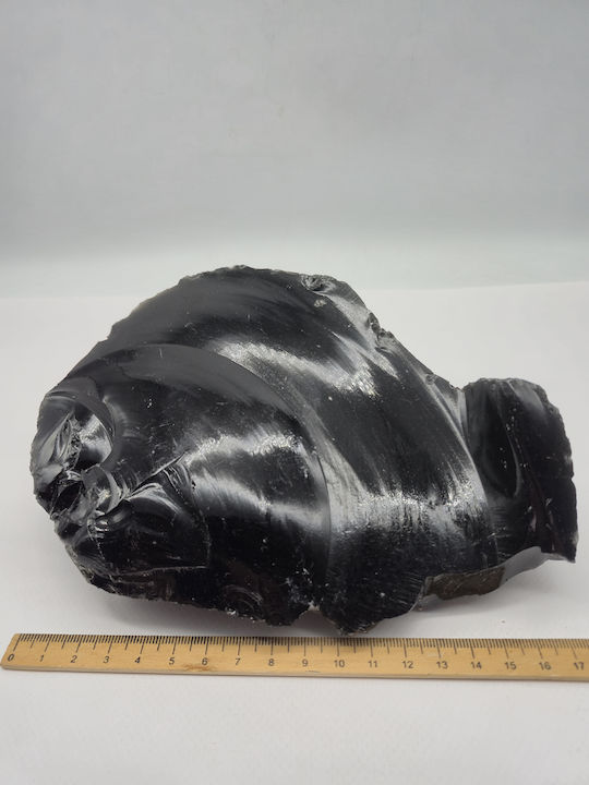 Unbearbeiteter Schwarzer Obsidian – Natürlicher Kristall Schutz & Raumdekoration 1242g