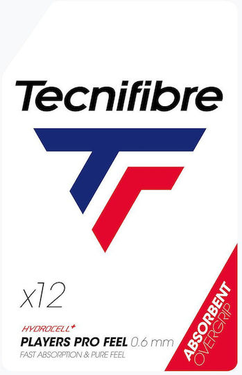 Tecnifibre Overgrip Alb 12buc