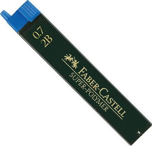 Faber-castell Feinmine Super-polymer 0,7mm B 2x Bk