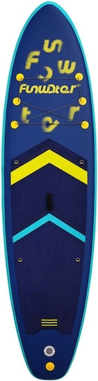 Funwater Aufblasbare SUP Board mit Länge 3,5 m Hellblau