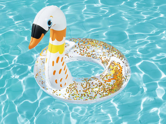 Bestway Inel de Înot pentru Copii Flamingo cu Diametru 61cm. Alb Lebăda