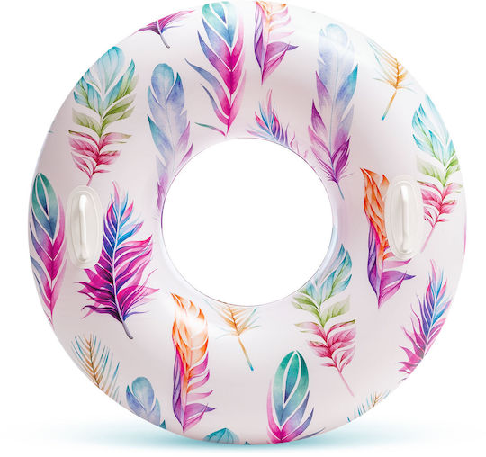 Intex Tropical Tube Παιδικό Σωσίβιο Κουλούρα με Διάμετρο 97εκ. Λευκό Tropical