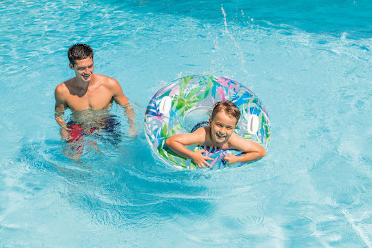 Intex Tropical Tube Παιδικό Σωσίβιο Κουλούρα με Διάμετρο 97εκ. Λευκό Tropical