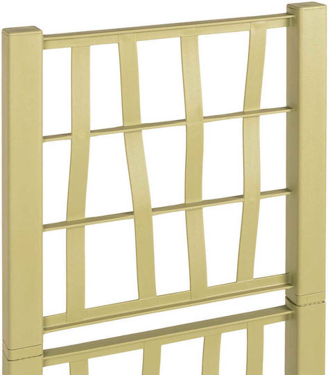 vidaXL Γλάστρα Πλαστική Πράσινο 36x36x140εκ.