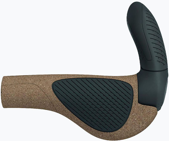 Ergon Gp3 Evo Biokork Handlebar Grips Brown Black Size L