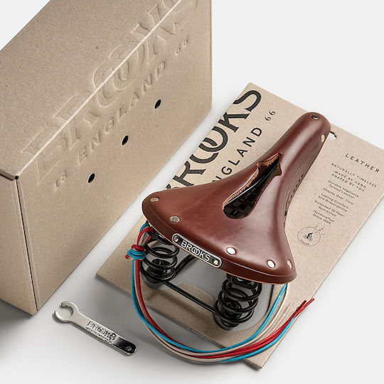 Brooks England Седло За Велосипед Кафяво 275 x 175 мм
