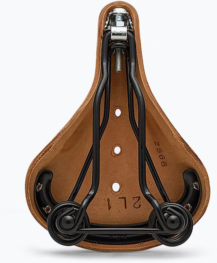 Brooks England Седло за велосипед Кафяво 242 x 175 мм