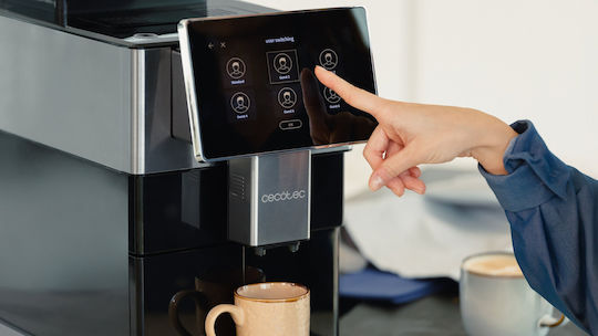 Cecotec Cremmaet Automatic Espresso Machine 1350W Pressure 19bar for Cappuccino Black