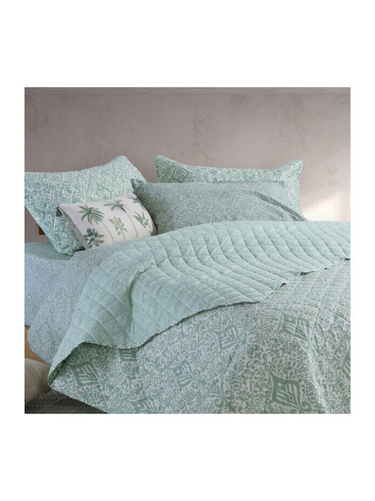 Nef-Nef Homeware Jetrix Tagesdecken Übergröße Mikrofaser Grüne 230x240cm