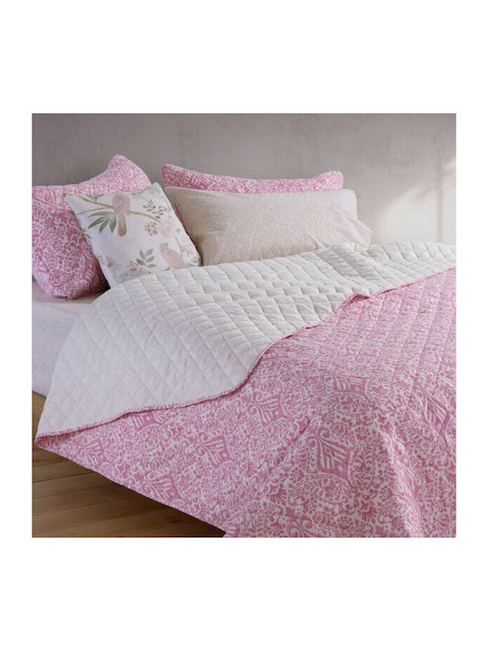 Nef-Nef Homeware Jetrix Tagesdecke Übergröße Mikrofaser Beere 230x240cm