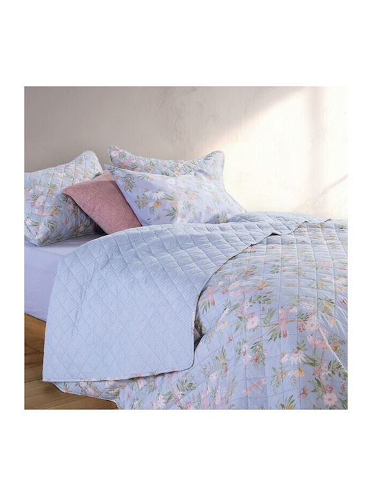 Nef-Nef Homeware Dreamel Tagesdecken Übergröße Mikrofaser Blaue 230x240cm