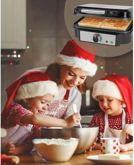 Profi Cook PC-WA 1240 Βαφλιέρα για Τετράγωνες Βάφλες 2 Θέσεων 1000W