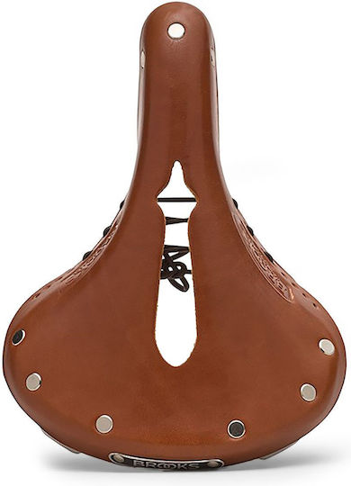 Brooks England B17 Carved Късо Медено Седло За Велосипед