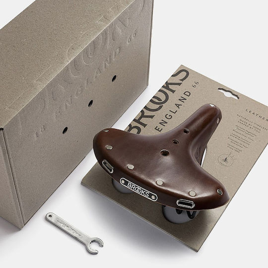 Brooks England B72 Кафяво Седло За Велосипед