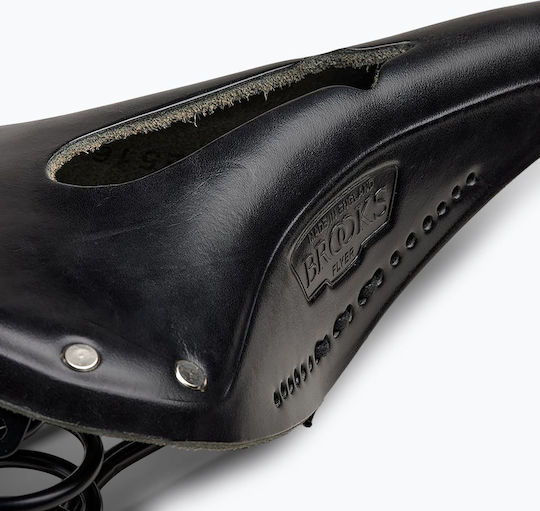 Brooks England Flyer Carved Черно Седло За Велосипед