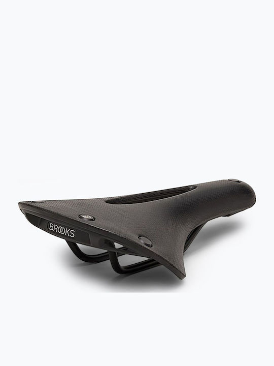Brooks England C19 Carved Black Bicycle Saddle
