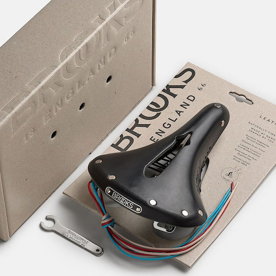 Brooks England B17 Carved Късо Черно Седло За Велосипед