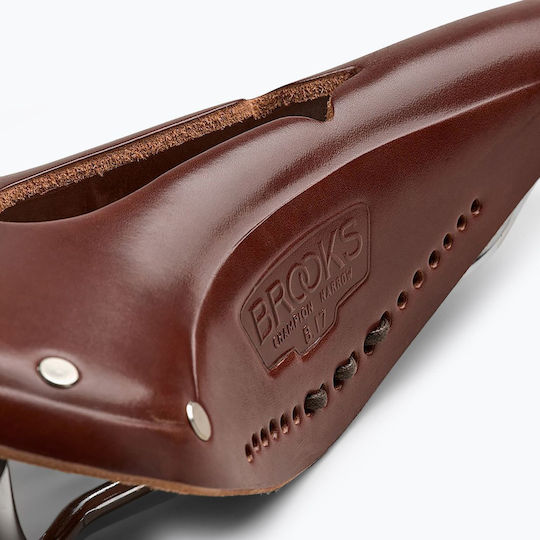 Brooks England B17 Schmal Geschnitzter Brauner Fahrradsattel