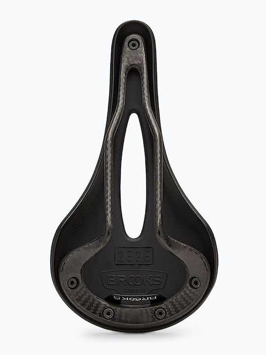 Brooks England C13 Изрязано Черно Седло За Велосипед Размер 275 X 158 X 55 Мм