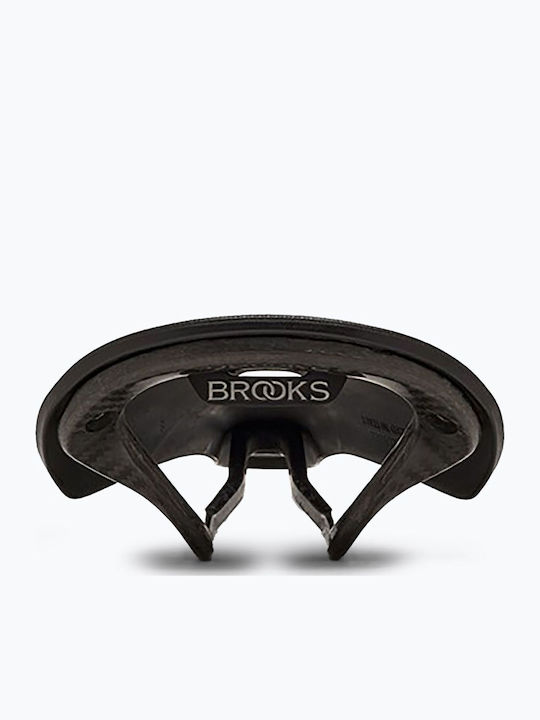 Brooks England C13 Изрязано Черно Седло За Велосипед Размер 275 X 158 X 55 Мм
