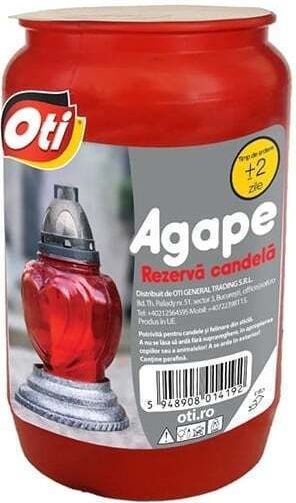 Candle Refills 2-day Duration Agape Red Oti131419