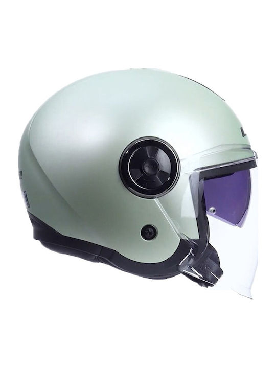 LS2 Classy OF620 Matt Grey Comet Κράνος Μηχανής Jet ECE 22.06 1200gr με Sunvisor