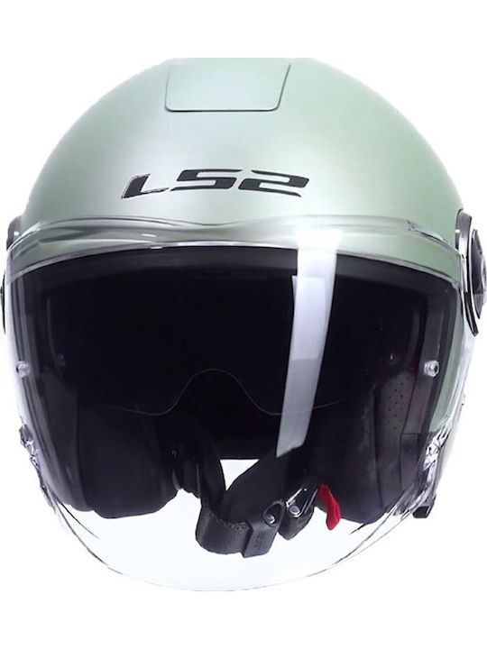 LS2 Classy OF620 Matt Grey Comet Κράνος Μηχανής Jet ECE 22.06 1200gr με Sunvisor
