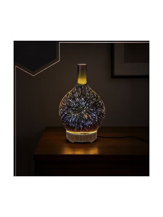 Dispozitiv Difuzor de Aromaterapie cu Lumini LED Ultrasonic cu Temporizator Roz 200ml ZY12663QWS82