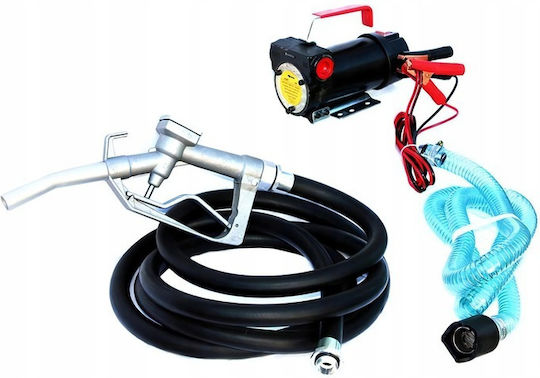 Kit Pompă Electrică de Transfer Lichide Debit 40 L Min 2800 Rpm 155w 12v Cu Baterie Autoprimantă Filtru Încorporat Rezistentă la Apă și Praf Ip55 Fontă 20 X 11 X 19 Cm