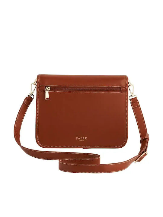 Leather Women's Shoulder Bag Tabac Brown