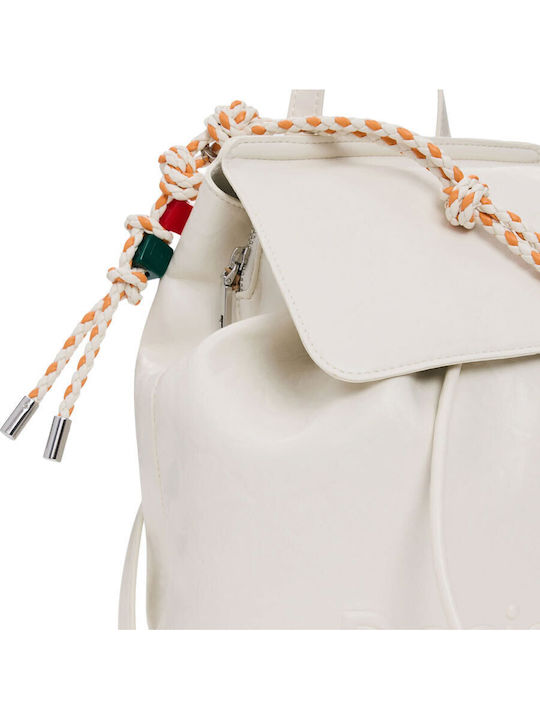 Leder Damen Handtaschen und Damentaschen Beigen Rucksack