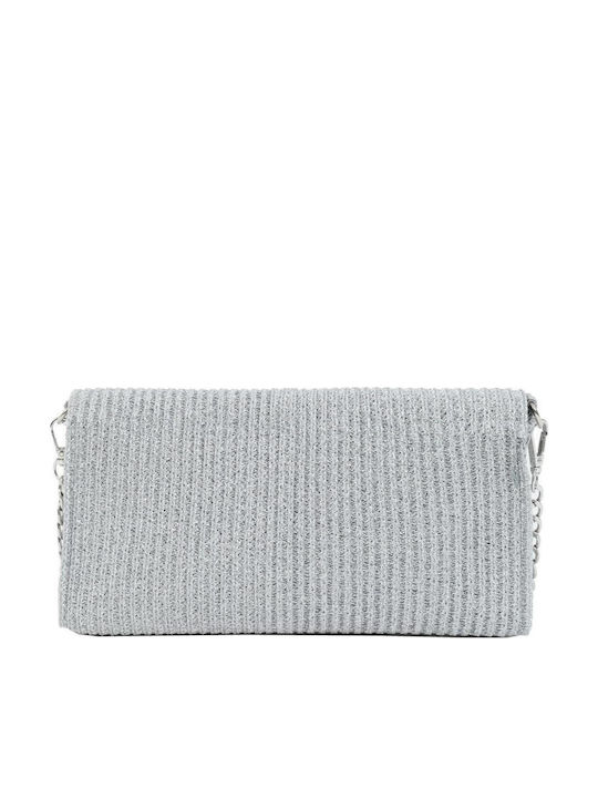 Straw Women's Crossbody Bag Silver