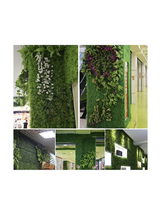 Dekoratives Panel Aussehende Künstliche Pflanzen Realistische Optik Für Draußen Und Drinnen 3 Cm Dicke Pp 60 X 40 Cm Grüne