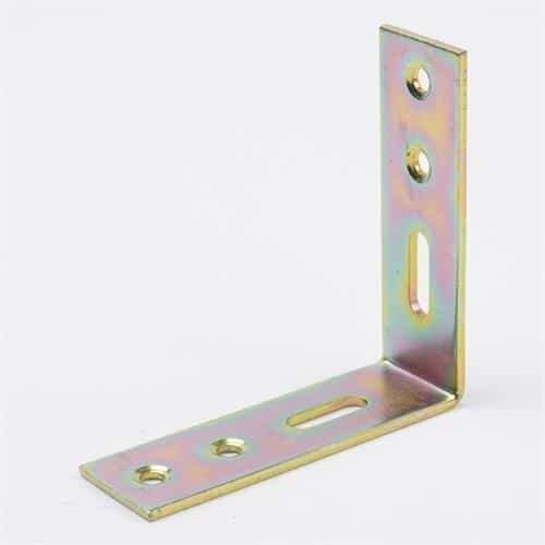 Shelf Corner from Wood in Gold Colour 20x75mm 4483