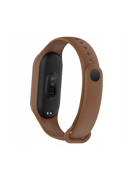 Silicone Strap Brown Mi Smart Band 5/Mi Smart Band 6