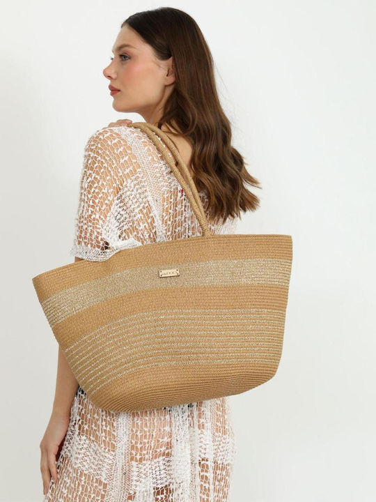 Doca Brown Wicker Beach Bag Doca Brown Wicker Beach Bag