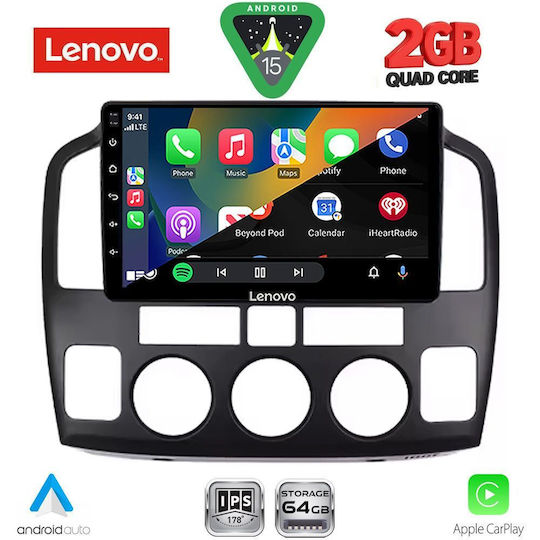 Lenovo Sistem Audio Auto pentru Suzuki Vitara 2000-2005 (Bluetooth/USB/Wi-Fi/GPS/Apple CarPlay/Android Auto) cu Ecran Tactil 9"