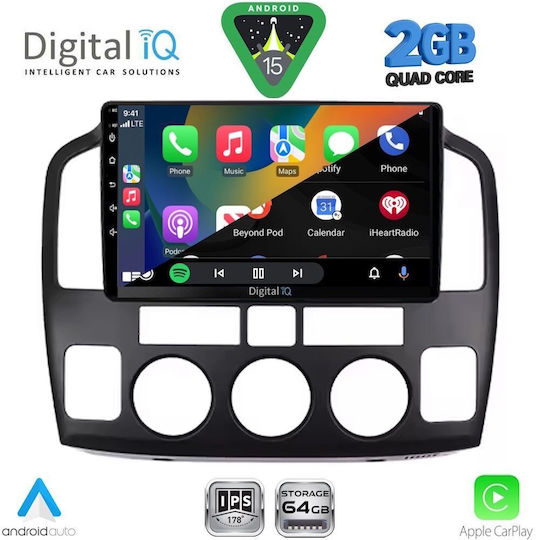 Digital IQ Car Audio System for Suzuki Vitara 2000-2005 Bluetooth USB Wi-Fi GPS Apple CarPlay Android Auto with 9 Inch Touch Screen DIGITAL IQ RSD 1694 CPA