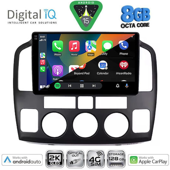 Digital IQ Car Audio System for Suzuki Vitara 2000-2005 Bluetooth USB Wi-Fi GPS Apple CarPlay Android Auto with 9 Inch Touch Screen DIGITAL IQ BXK 20694 CPAA