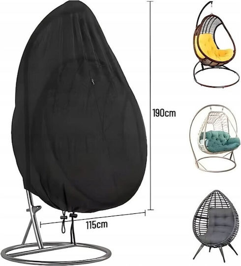 Husă Impermeabilă De Protecție Pentru Pătuț 210x210 cm În Culoare Neagră