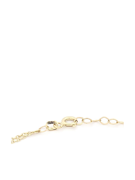 Women's Gold Hand Chain 14K Length 20cm