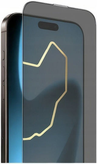 iLera Privacy Tempered Glass Black (iPhone 17 / 17 Pro / 16 Pro)