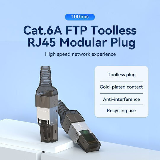 Vention Prize De Rețea Cat6a Ftp Toolless Cu Protecție Idih0 1 Bucată