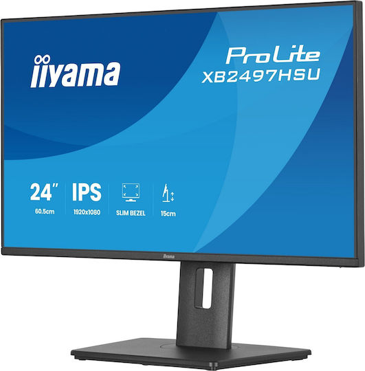 Iiyama ProLite XB2497HSU-B1 IPS Monitor 23.8" FHD 1920x1080 with 4ms Response Time GTG